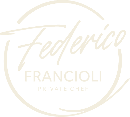 Federico Francioli Private Chef logo. Elegant branding for personal chef services.